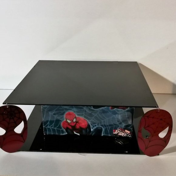 Spiderman Marvel Inspired Acrylic Cake Stand - Picture 4 of 4